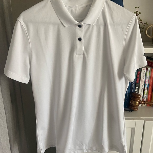 Oakley Woman’s White Short Sleeve Polo NWT - Picture 1 of 2